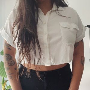 ZARA CROPPED BLOUSE